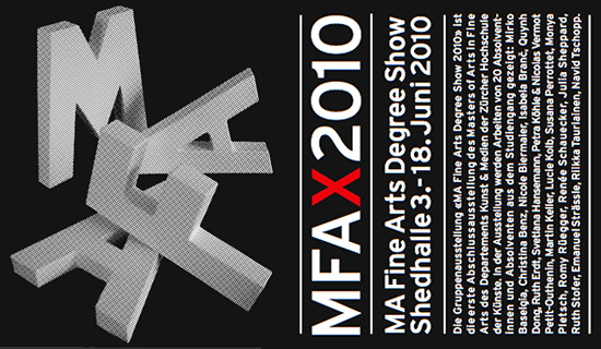 Events “MA Fine Arts Degree Show 2010”