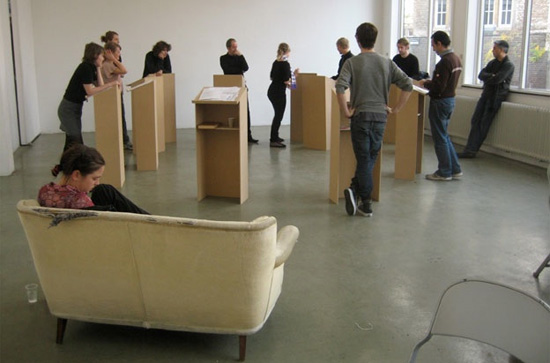Faculty of Invisibility: The Speech. Jan van Eyck Academie, 2006